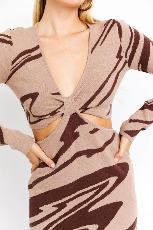 Nola Stripe Sweater Dress