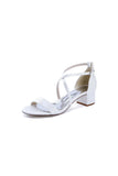 Open Toe Hollow Out Chunky Heels