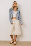 Alden Bermuda Shorts in Cream FINAL SALE