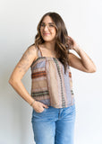 Kai Pleated Strap Tank