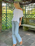 Paula Perforated Twist Top