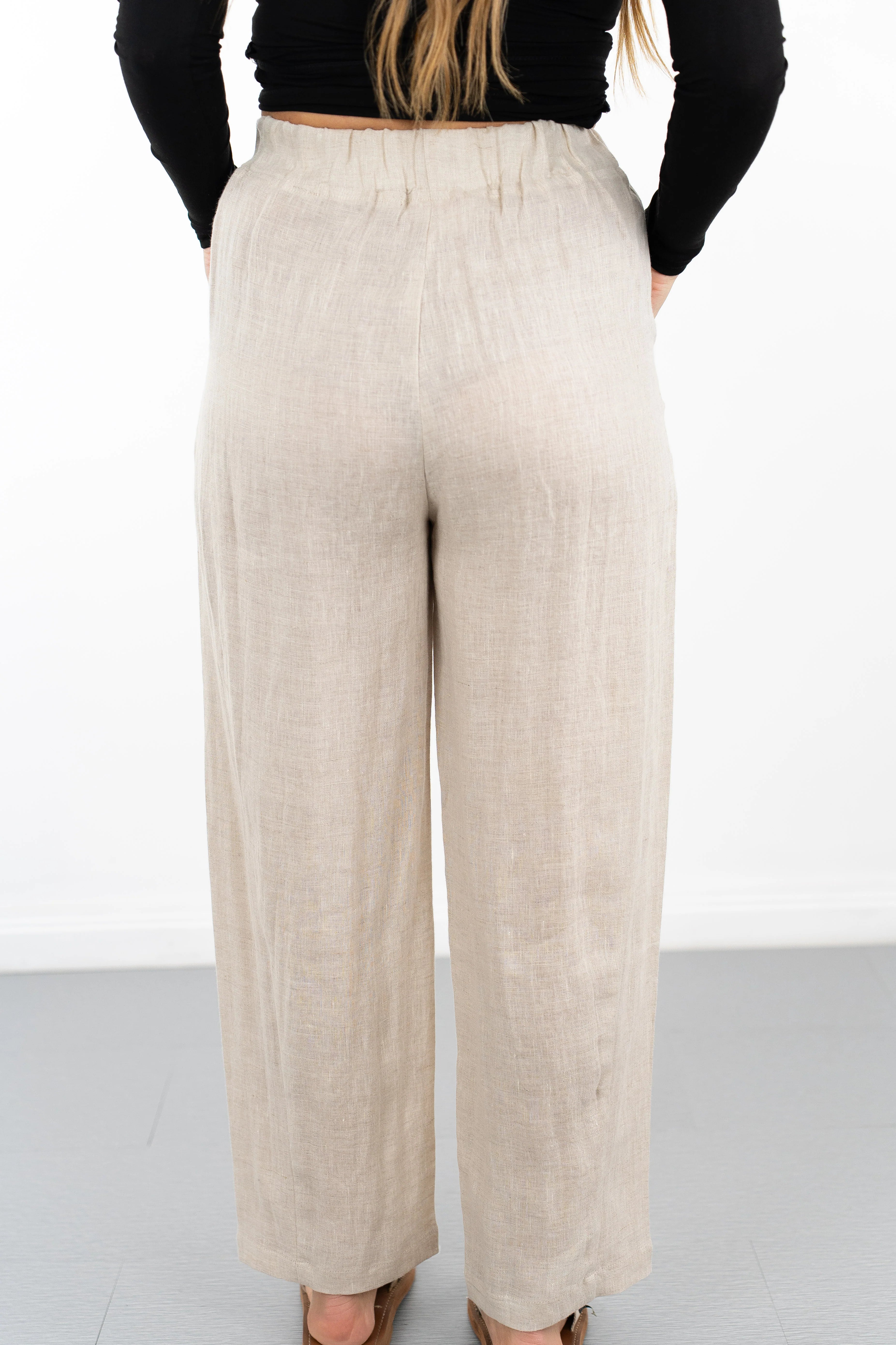 Ronnie Relaxed Linen Pants