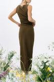 Opal Textured Skirt in Brown