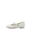 White Pointed Toe Wedding Flats