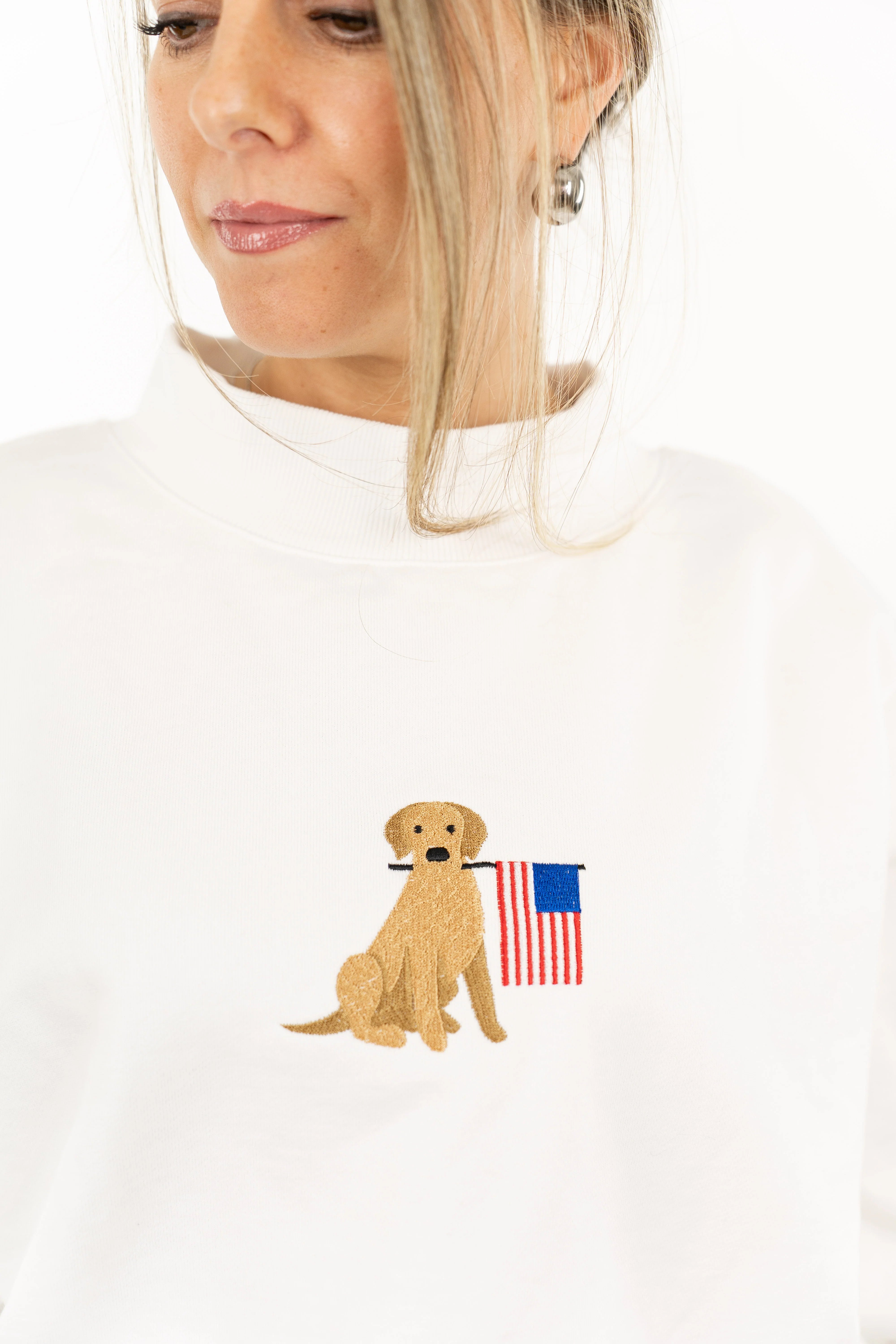 Pawtriot Embroidered Sweatshirt