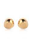 Polished Pebble Stud Earrings