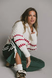 Inara Knit Sweater in Red FINAL SALE