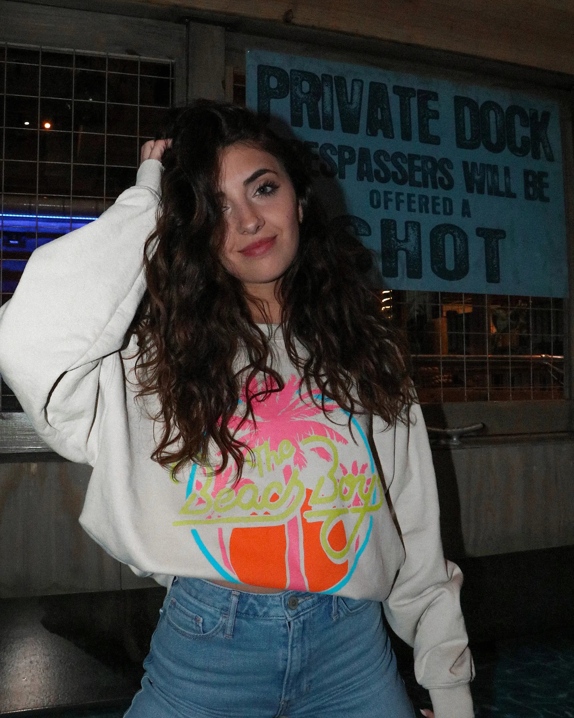 Beach Boys Neon Sweatshirt