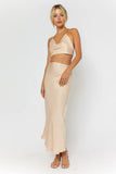 Kelsey Satin Crop Top