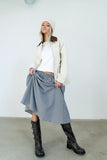 Braxton Plaid Midi Skirt