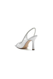 Square PeepToe Beaded Lace Wedding Shoes
