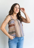 Kai Pleated Strap Tank