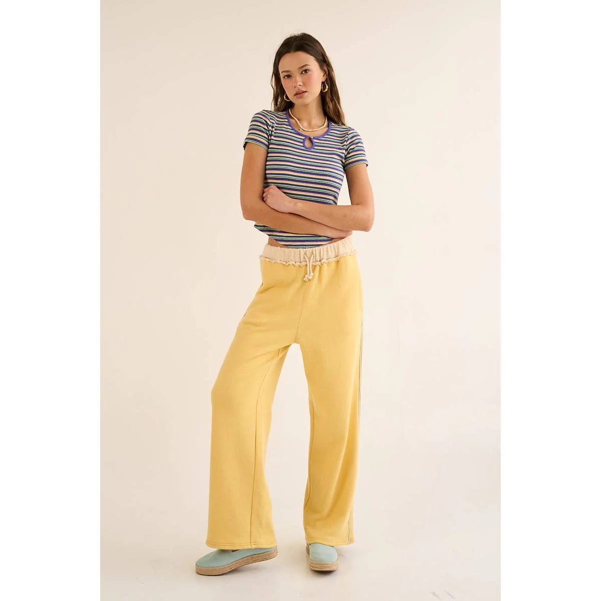 Vivi Striped Knit Top