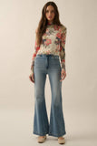 Presley Floral Mesh Top