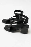 Felipa Block Heels in Black