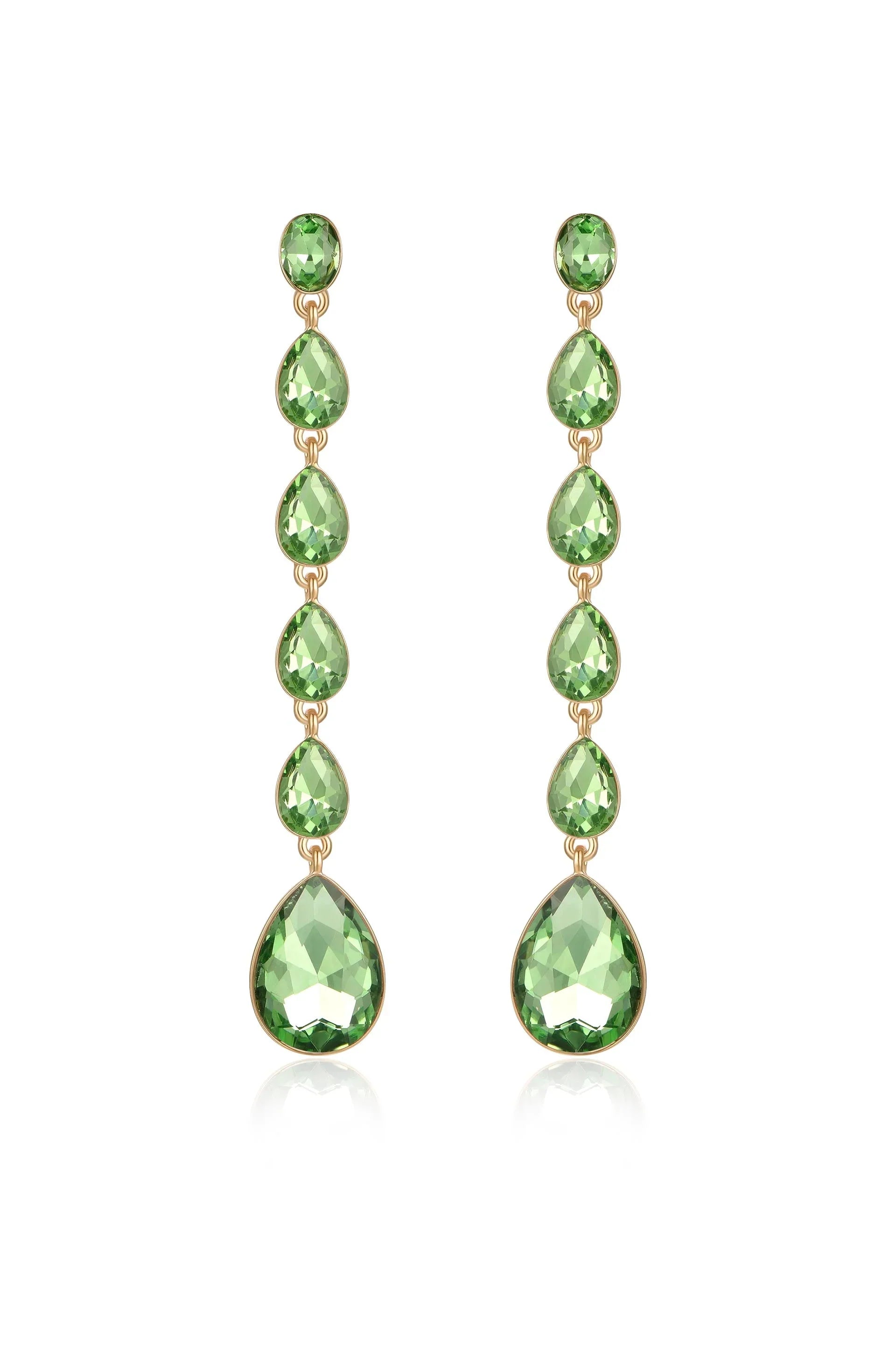 Crystallized Drop Earrings
