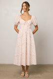 Jamie Floral Midi Dress FINAL SALE