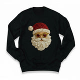 Vintage Pearl Santa with Shades Sweatshirt