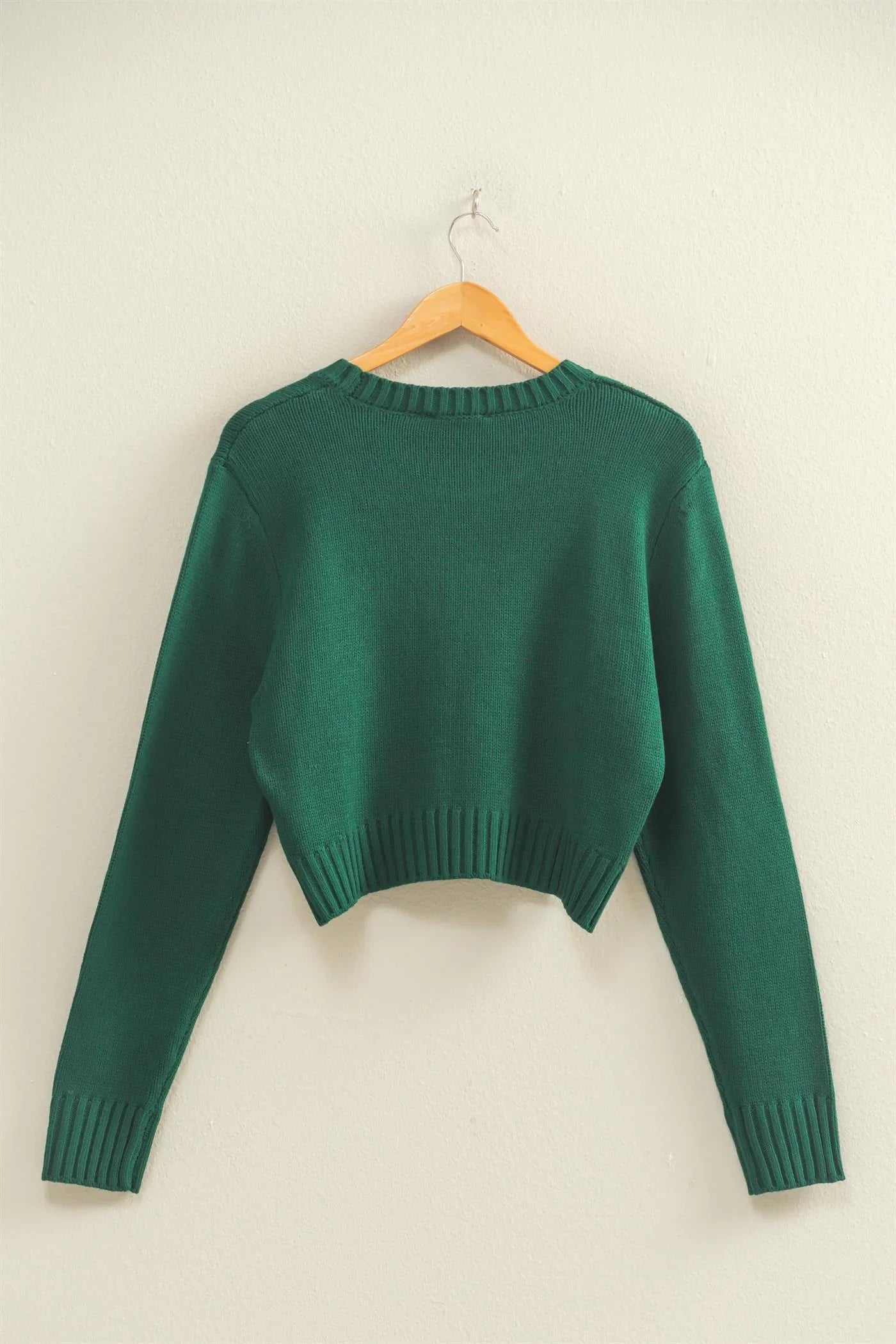 Dottie Cropped Long Sleeve Sweater