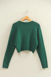 Dottie Cropped Long Sleeve Sweater