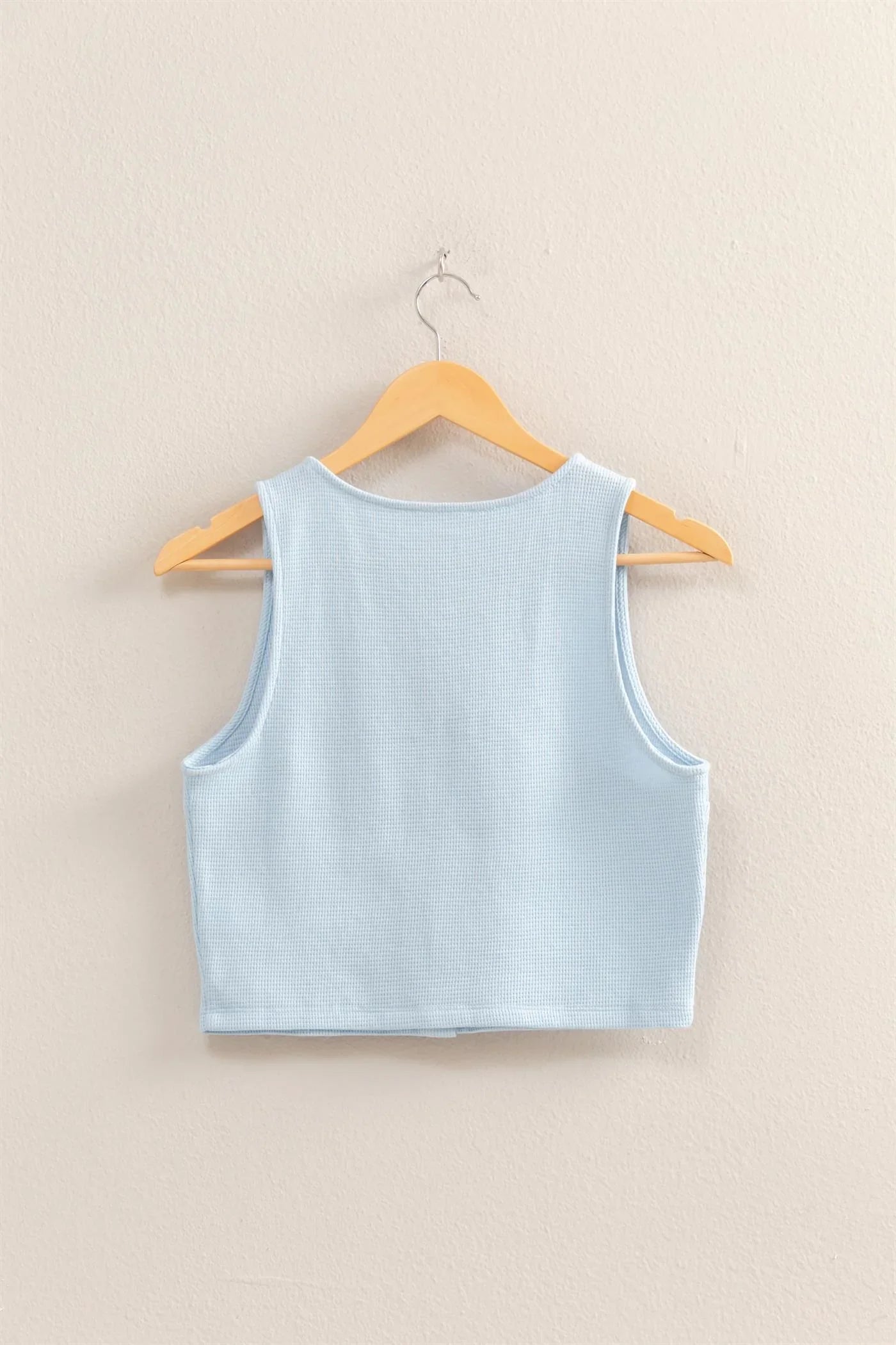 Ash Cropped Vest