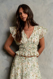 Carlie Floral Smocked Blouse