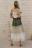 Riann Tiered Midi Dress