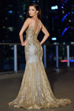 Lyra Gown Gold Mist FITTED FLORAL GLITTER PRINT CORSET GOWN