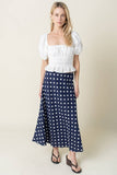 Marisa Polka Dot Maxi Skirt