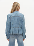 Harlow Denim Peplum Jacket