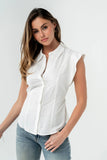 Pablo Button Up in White