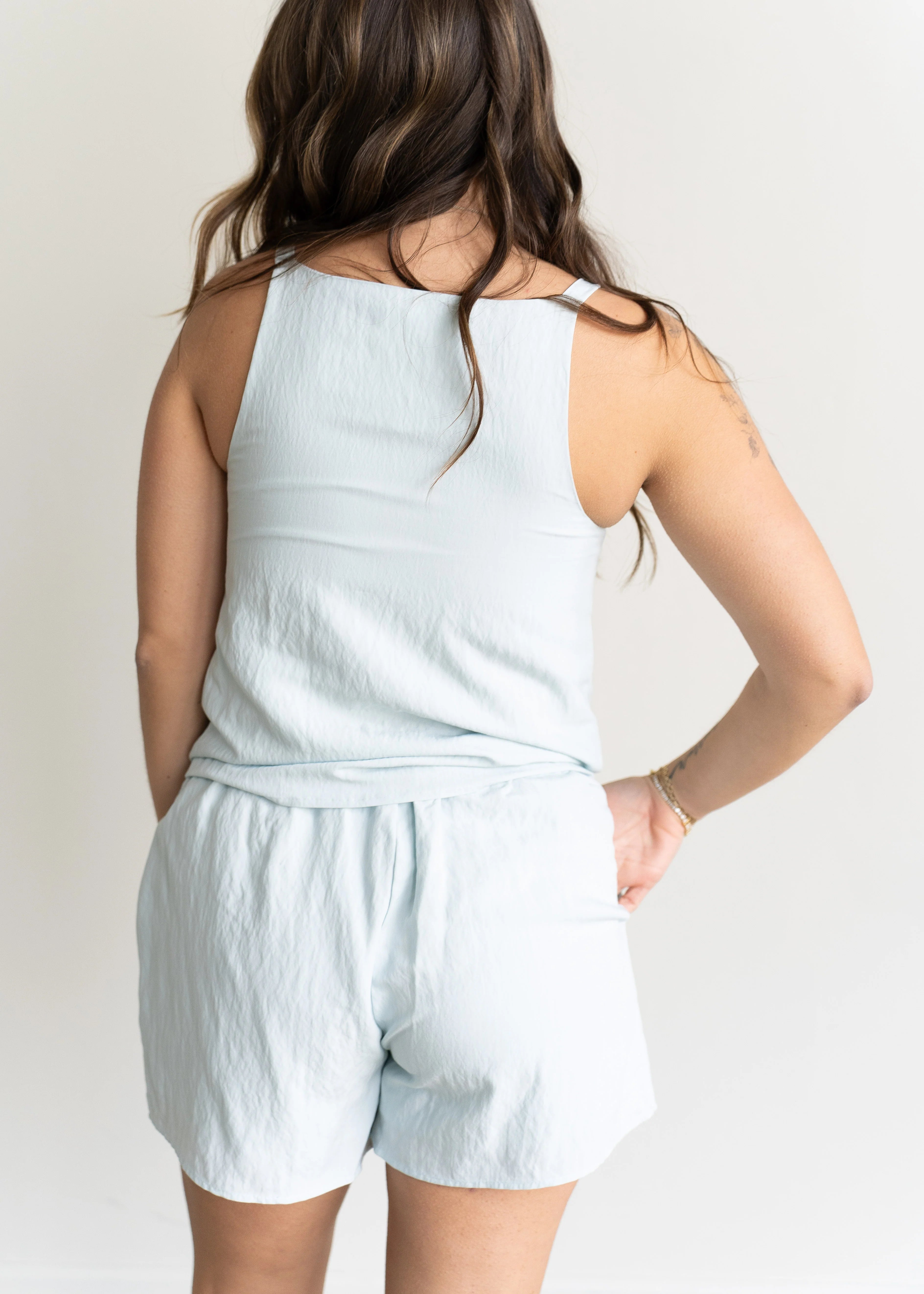 Piper Shirred Waist Shorts