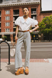 Fiorelle Striped Wide Leg Jeans FINAL SALE