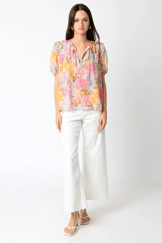 Ariella Floral Blouse