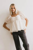Baylinn Floral Peplum Top FINAL SALE