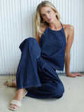 June Open Back Halter Top