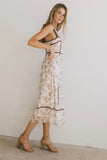 Zinnia Floral Tie Strap Dress FINAL SALE