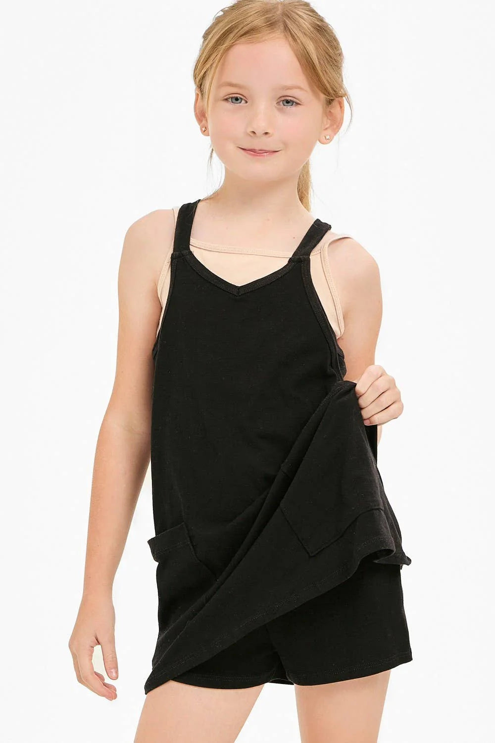 Sia Tank Dress with Built In Romper Lining