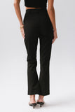 Willow Slim Straight Trouser in Black