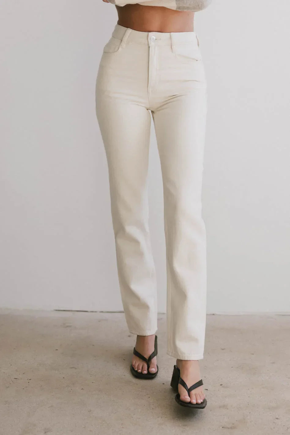 Frank and Oak Cyndi Straight Leg Jeans FINAL SALE