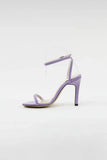 Outdoor Peep Toe Stiletto Heel Shoes With Buckle Ankle Strap