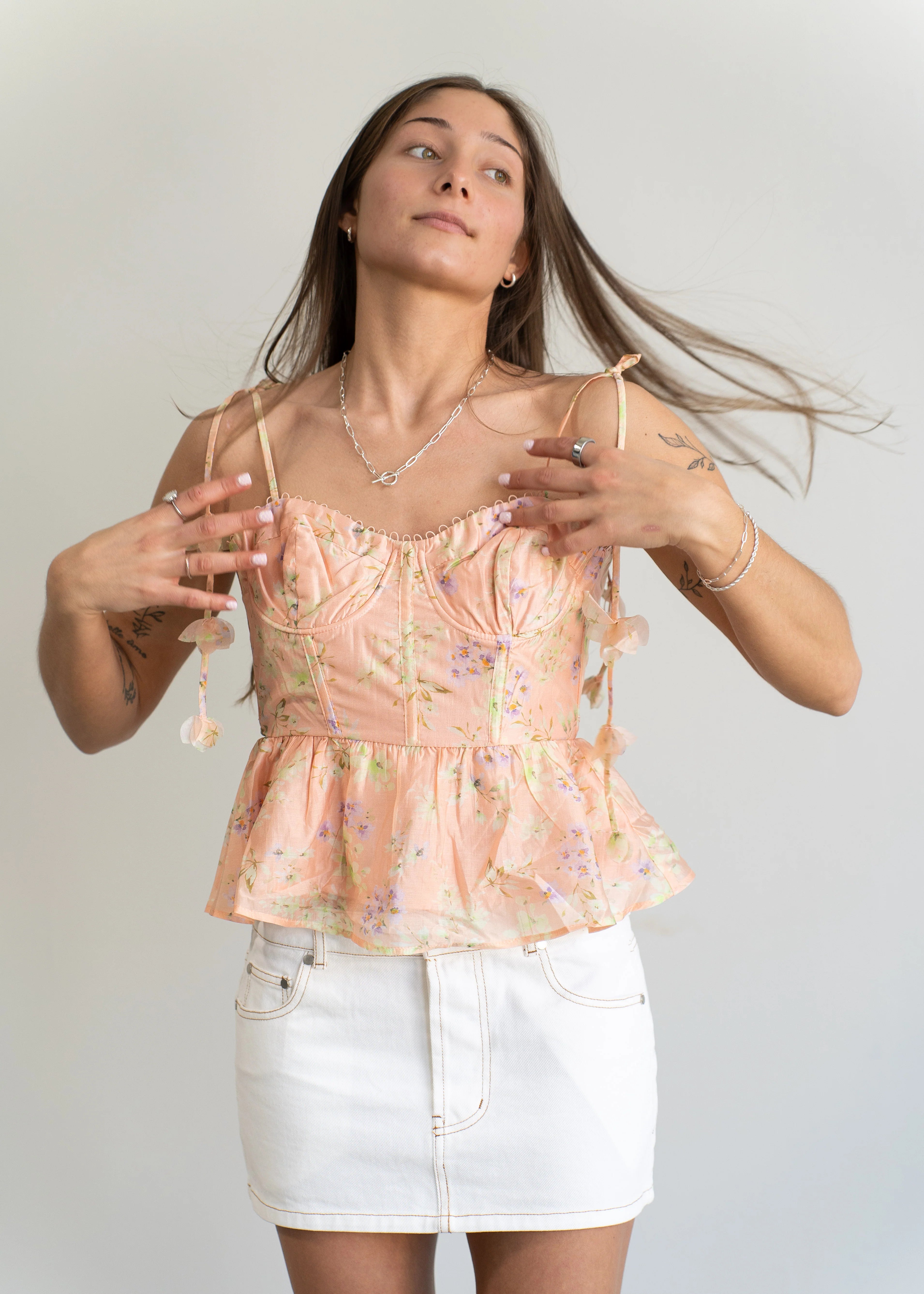 Halcyon Peplum Top