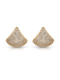Pavé Encrusted Huggie Hoops