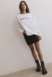 Pretty Bows Crewneck in Cream FINAL SALE