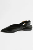 Steve Madden Shay Slingback Flats in Black