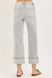Lila Crop Jean Light Grey