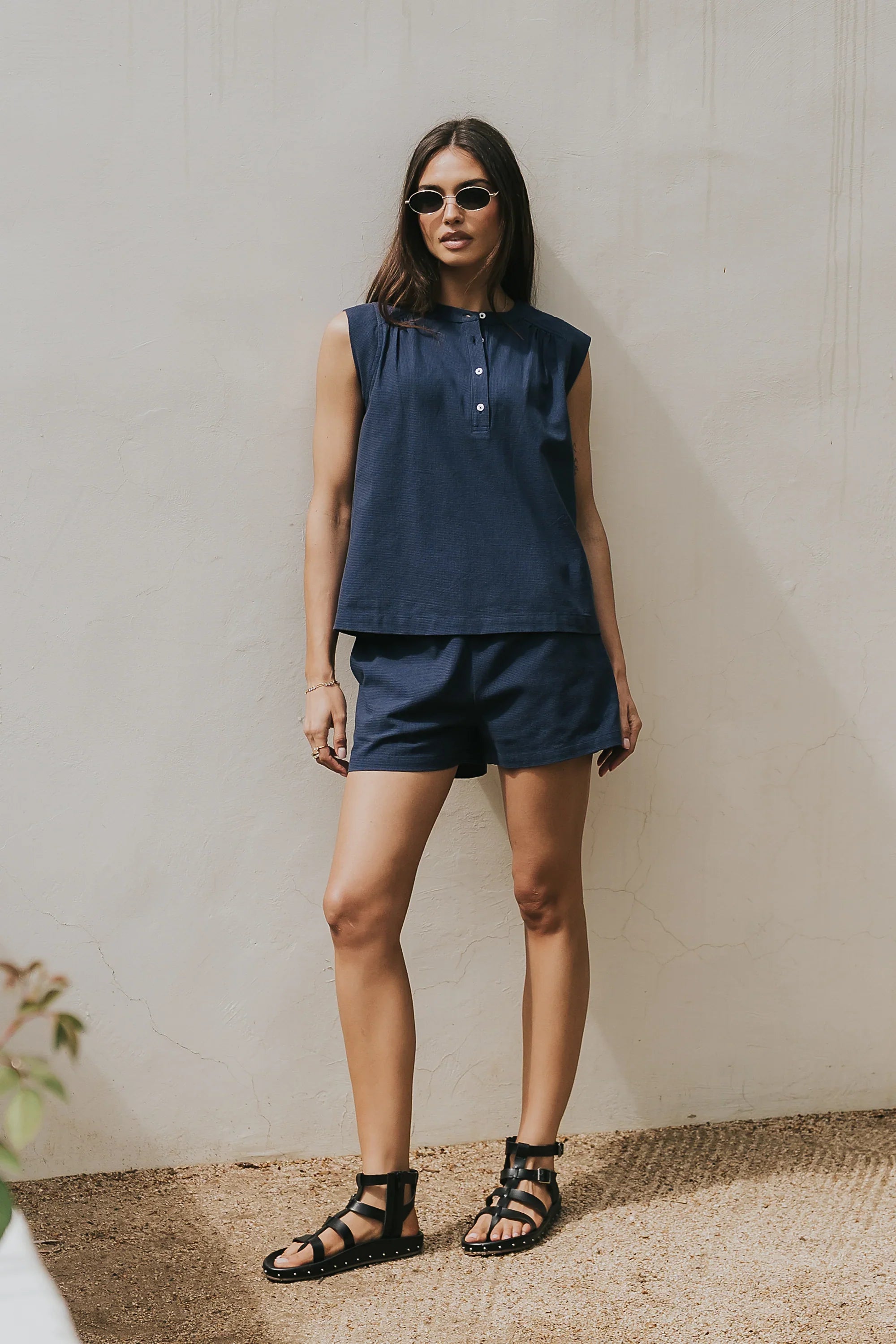 Harley Tank in Navy