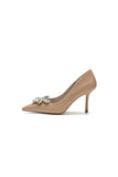 Glitter Pointed Toe Rhinestone Party Shoes