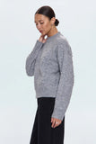 Pistola Aura Sweater in Charcoal Diamonte
