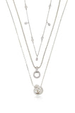Dainty Crystal Trio Necklace Set
